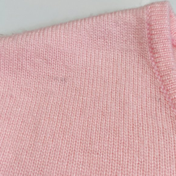 Vintage Pink Cashmere/Silk Blend Crew Neck Sweater w keyhole detail (size S) - Picture 8 of 8